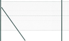 vidaXL Στύλος Περιφράξεων Πράσινο 100 x 1 μ (πλέγμα 36 χιλ)