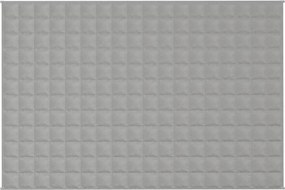 vidaXL Κουβέρτα Βαρύτητας Γκρι 122 x 183 εκ. 5 κ. Υφασμάτινη