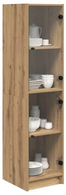 vidaXL Highboard Artisan Oak 35 x 37 x 142 εκ Επεξεργασμένο ξύλο