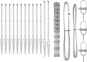 vidaXL Στύλος Περιφράξεων Γαλβανισμένο 25 x 1,4 μ Ατσάλι