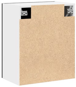 vidaXL Μαύρη Δρύινη Κρεμαστή Ντουλάπα 50x31x60 εκ., Φτιαγμένη από Ξύλο