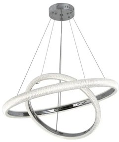 Κρεμαστό Φωτιστικό Οροφής LED 60W IP20 3CCT Χρώμιο 6102-Chrome Inlight-6102-Chrome-Χρώμιο 6102-Chrome