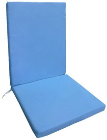 Bonsai Home Μαξιλάρι Καρέκλας με Πλάτη 95x40cm Σιέλ