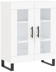 vidaXL Ντουλάπι Λευκό 69,5x34x180 εκ. από Επεξεργασμένο Ξύλο