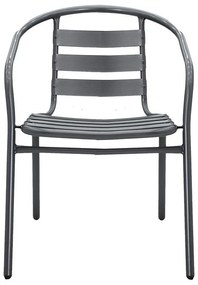 Καρέκλα - Πολυθρόνα Tade μέταλλο ανθρακί 54x62x74 εκ. 54x58x73 εκ.