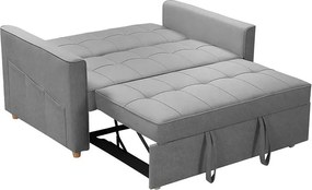 Καναπές - Kρεβάτι Commit 2θέσιος Ύφασμα Ανθρακί 142x93x90 εκ. 142x93x90 εκ.