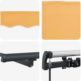 vidaXL Σκηνίτσα Αναδιπλούμενη Άμμος 450 x 300 εκ