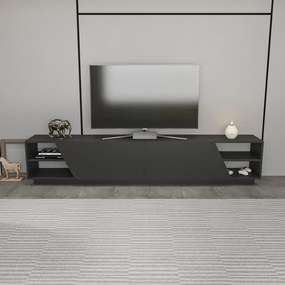 Έπιπλο Τηλεόρασης Ανθρακί ODAVE 240x37.1x47.4