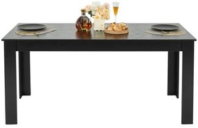 VEVOR 63in Rectangle Dining Table Wood Kitchen Table for 4-6 Person (Only Table)