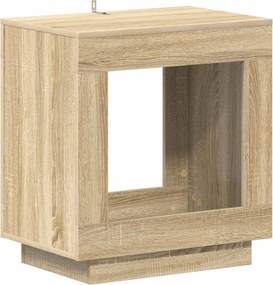 vidaXL Τραπεζάκι Πλευράς Sonoma Δρυς 60 x 40 x 65 εκ.