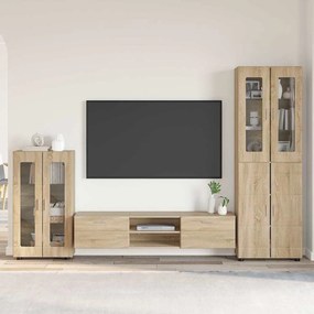 vidaXL Σετ επίπλου τηλεόρασης με συρτάρι FLORIN 3 pcs Δρύς Sonoma