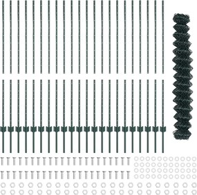 vidaXL Τεντώτο με στήριγμα Πράσινο