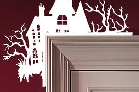 Intra απο ξύλο plywood Χρώμα wenge 3mm-4mm πάχος - Halloween Door Corners Δίασταση 20x25 cm INTRAFABR-34750235