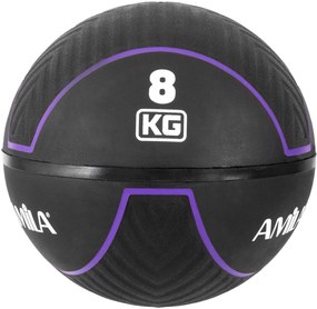 AMILA Μπάλα Medicine Ball HQ Rubber 8Kg (90710)