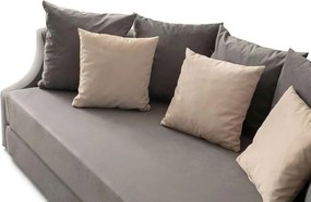 3-Seat Sofa-Bed Letto - Anthracite Anthracite