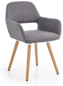 K283 chair, color: grey DIOMMI V-CH-K/283-KR-POPIEL