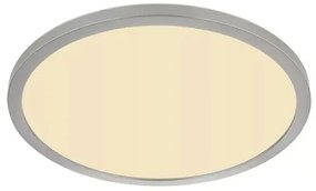 Πλαφονιέρα Φωτιστικό Οροφής LED 24W IP44 Φ42 Sapana Globo Lighting-41562-24N-Νίκελ Ματ 41562-24N
