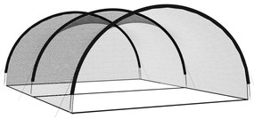 vidaXL Δίχτυ Κλουβί Μπέιζμπολ Μαύρο 500 x 400 x 250 εκ. από Πολυεστέρα