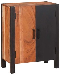 vidaXL Πλαϊνό γραφείο 3 pcs Καφέ 55 x 30 x 75 εκ Μασίφ ξύλο ακακίας