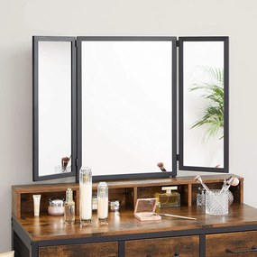 Μπουντουάρ Με Καθρέφτη & Σκαμπό (90x40x141) Vasagle RVT004B01V2