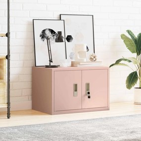 vidaXL Ντουλάπι αποθήκευσης Ροζ 60 x 40 x 40 εκ. Ατσάλι