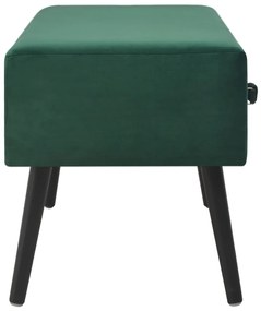 vidaXL Τραπεζάκι Σαλονιού Πράσινο 80 x 40 x 46 εκ. Βελούδινο