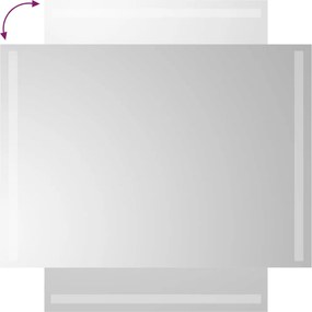 vidaXL Καθρέφτης Μπάνιου με LED 50 x 70 εκ.