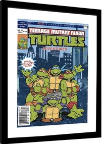 Κορνιζαρισμένη αφίσα Teenage Mutant Ninja Turtles - Comics Cover