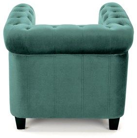 ERIKSEN  leisure armchair dark green / black DIOMMI V-CH-ERIKSEN-FOT-C.ZIELONY