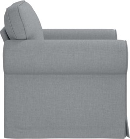 vidaXL Καναπές Ανοιχτό γκρι