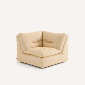 Γωνιακή πολυθρόνα σύνθεσης 90° από ανακυκλωμένο βαμβάκι, GIULIANO