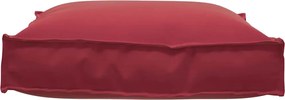 vidaXL Μαξιλάρι Κόκκινο 70 x 70 x 12 cm Ύφασμα Όξφορντ