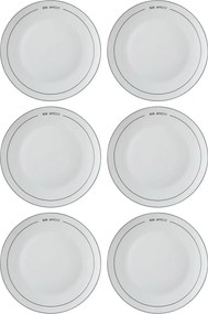 Service Plate Set (6 Pieces) DNR0076 Multicolor