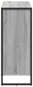 vidaXL Βοηθητικό ντουλάπι Γκρίζο Σονομα 96,5 x 30 x 75 εκ