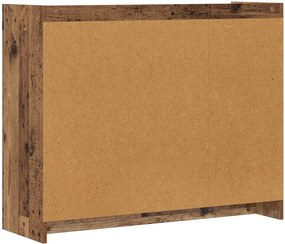 vidaXL Πλαϊνό γραφείο Old Wood 98,5 x 33 x 80 εκ Επεξεργασμένο Ξύλο