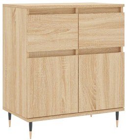 vidaXL Συρταριέρα Sonoma Δρυς 60x35x70 εκ. Επεξεργασμένο Ξύλο