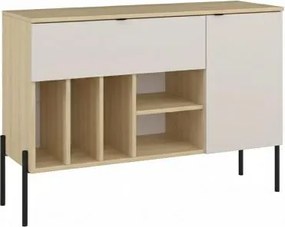 Μπουφές Erona Mini-Φυσικό – Γκρέζ