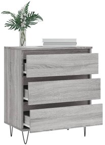 vidaXL Ντουλάπι Γκρι Sonoma 60x35x70 εκ. από Επεξεργασμένο Ξύλο