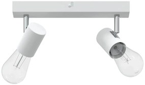 vidaXL Σποτ οροφής Λευκό 26 x 6.5 x 11.5 εκ Ατσάλι