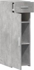 vidaXL Ντουλάπι Γκρι Σκυροδέματος 30x42,5x93 εκ. Επεξεργασμένο Ξύλο