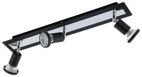 Φωτιστικό Σποτ Led 94965 Black Sarria Eglo Μέταλλο