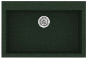 Sanitec Classic 338 Granite Green Ένθετος Νεροχύτης 70cm