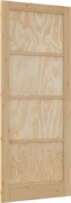 vidaXL Εσωτερική Πόρτα Φυσικό 86 x 211 cm Κόντρα πλακέ
