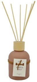 Αρωματικό Χώρου Με Στικς Hibiscus Gold 833139 100ml Pink Ankor Glass