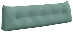 vidaXL Μαξιλάρι Πλάτης Θαλασσί 160 x 24 x 50 εκ Βελούδο