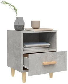 vidaXL Κομοδίνα 2 τεμ. Γκρι Σκυροδέματος 40 x 35 x 47 εκ.