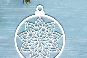 Σετ των 3 Intra απο ξύλο plywood 3mm-4mm πάχος Κοπής Χριστουγεννιάτικου Στολίδι V4 Δίασταση 8x8 cm INTRAFABR-19848533