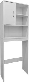 Έπιπλο μπάνιου Tazien  σε λευκή απόχρωση 60x24x168.5εκ