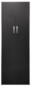 Ντουλάπα δίφυλλη Athos pakoworld σε wenge απόχρωση 60x42x180εκ