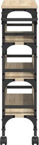 vidaXL Καρότσι Κουζίνας Δρύς Sonoma 53 x 20 x 76 εκ.